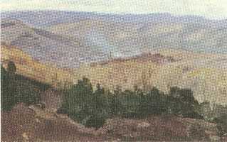 Ефанов В.П. , пейзаж,1975, картон, масло, 17,9x25,8cm  Частное собрание в Японии ОТКРЫТКА: <110kb>