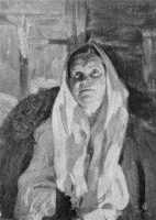 Ефанов В.П. «Тетя Нюша», портрет,1959, холст, масло, 80x60cm  ОТКРЫТКА: <33kb>