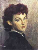 Ефанов В.П. «Портрет И. К. Скобцевой», портрет,1952, холст, масло, 43x33cm  Омский художественный музей ОТКРЫТКА: <48kb>