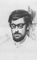 Ефанов В.П. «И.С. Шалыт», портрет,1973, бумага, уголь, 67x45cm  ОТКРЫТКА: <25kb>