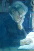 Ефанов В.П. «Портрет Антакольской Н.Г.», портрет,1975, цветная бумага, пастель, 54x36cm  Собрание семьи Суворовых ОТКРЫТКА: <20kb>