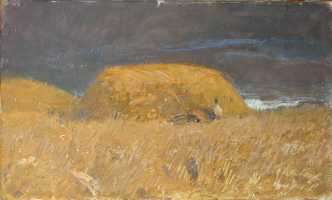 Ефанов В.П. «Надвигается гроза», пейзаж,1973, картон, масло, 22x36,5cm  ОТКРЫТКА: <51kb>