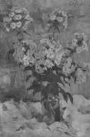 Суворова А.П. «Флоксы», натюрморт,1967, холст, масло, 110x150cm  ОТКРЫТКА: <28kb>